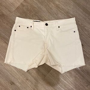 J. Crew Jean Shorts-Cream